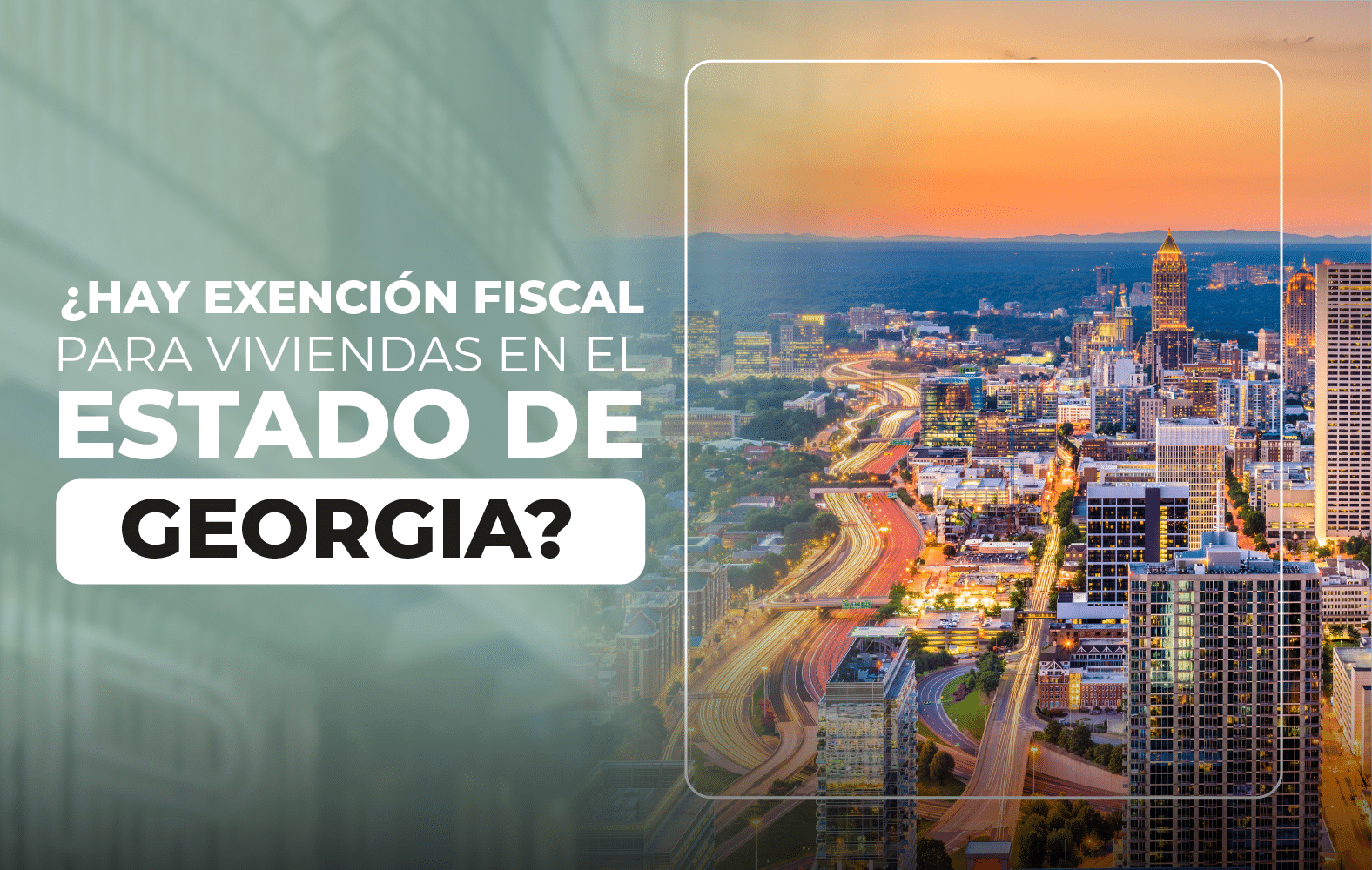 ¿Hay exención fiscal para viviendas en el estado de Georgia?